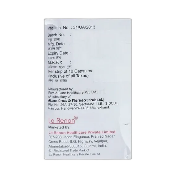 roslaren ac 20mg capsule 10's